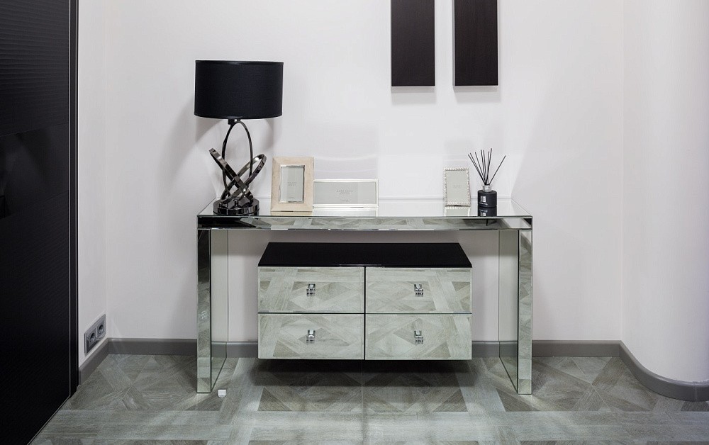 Игра контрастов в спальне и гостиной