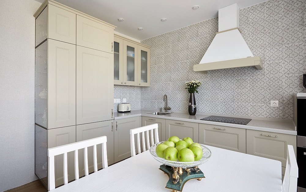 Кремовая кантри-кухня