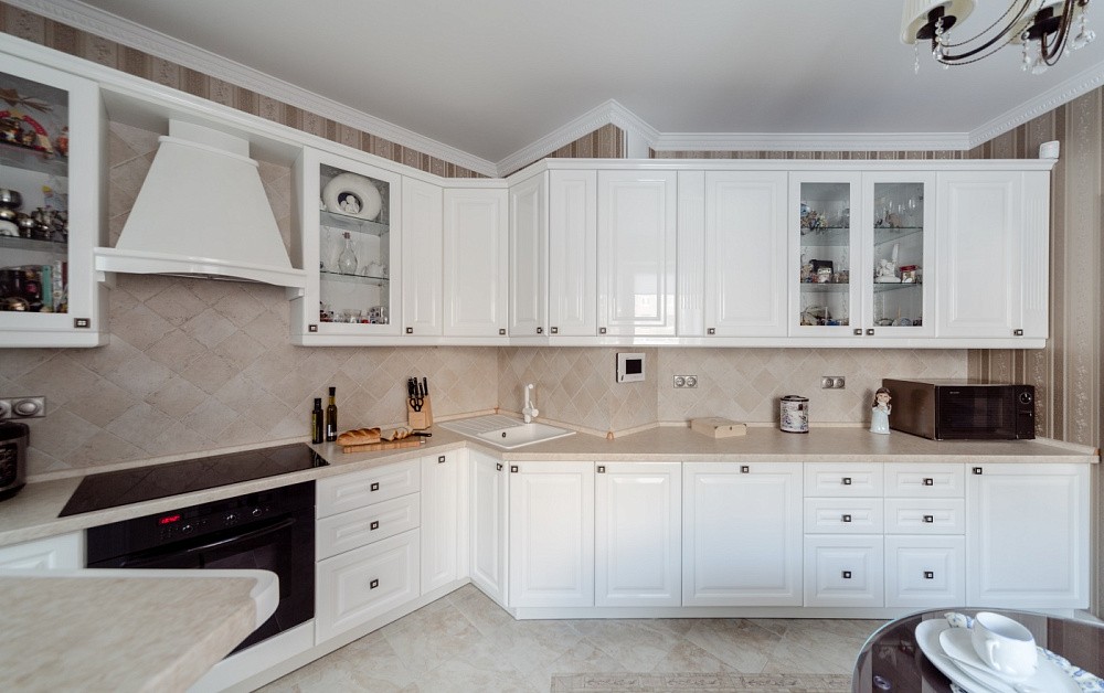 Кухня Айвори глянец