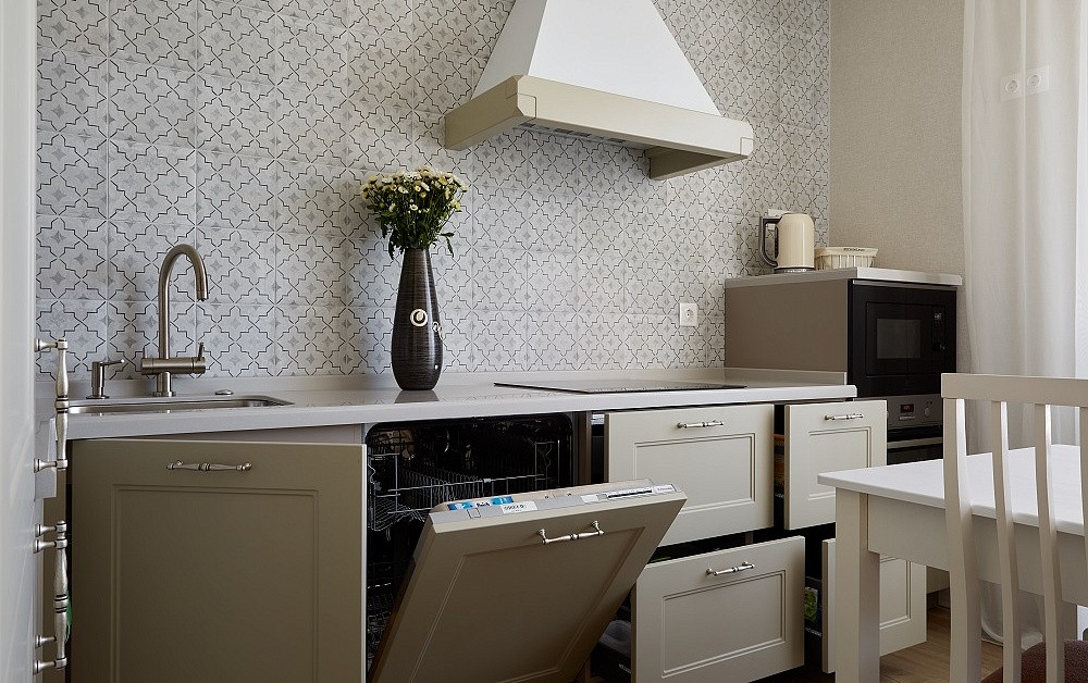 Кремовая кантри-кухня