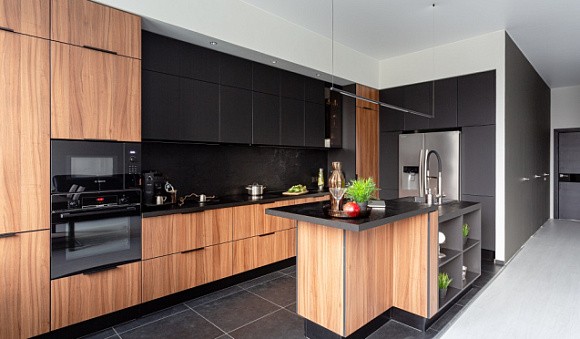 Темная кухня в Ростове-на-Дону