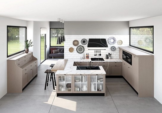 Интерьер кухни классика